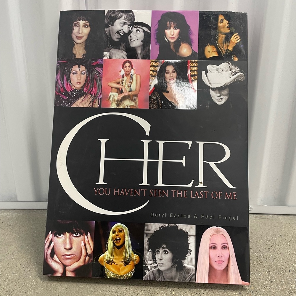 Cher Jumbo Hardcover Book from 2011 You Haven't Seen The Last Of Me EUC